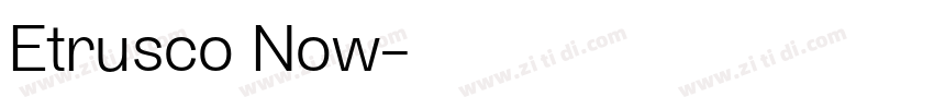 Etrusco Now字体转换